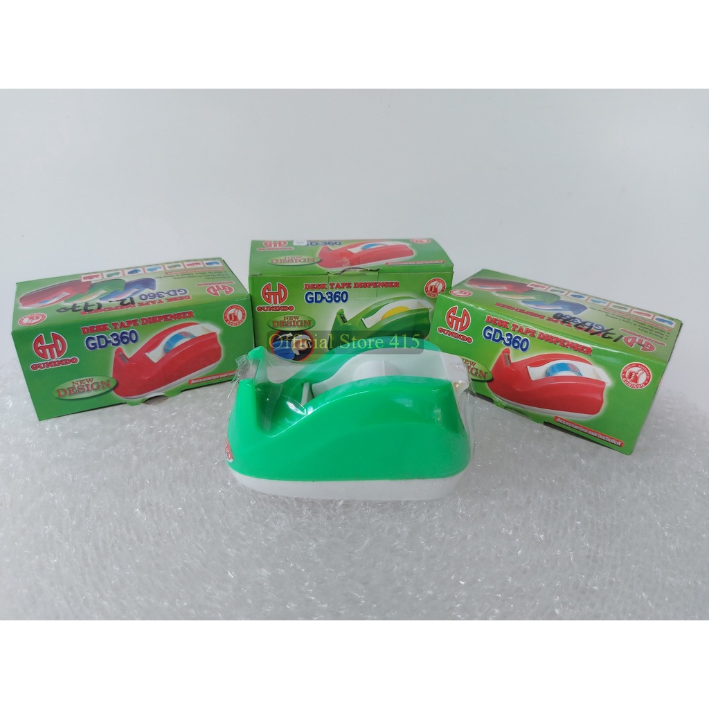 

Tape Cutter Dispenser Gunindo GD-360 Alat Pemotong Solasi