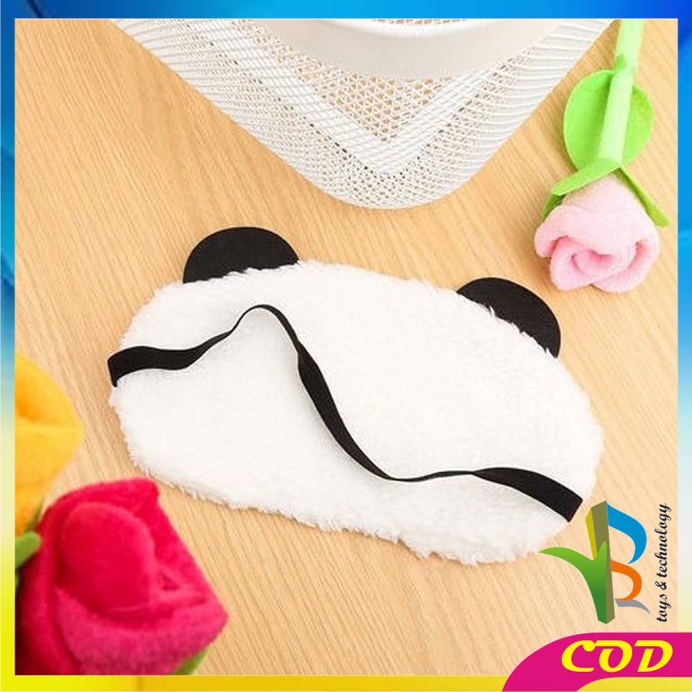 RB-C480 Penutup Mata Tidur Motif Panda / Penutup Mata Ekspresi / Masker Tidur Karakter Sleeping Eye Panda