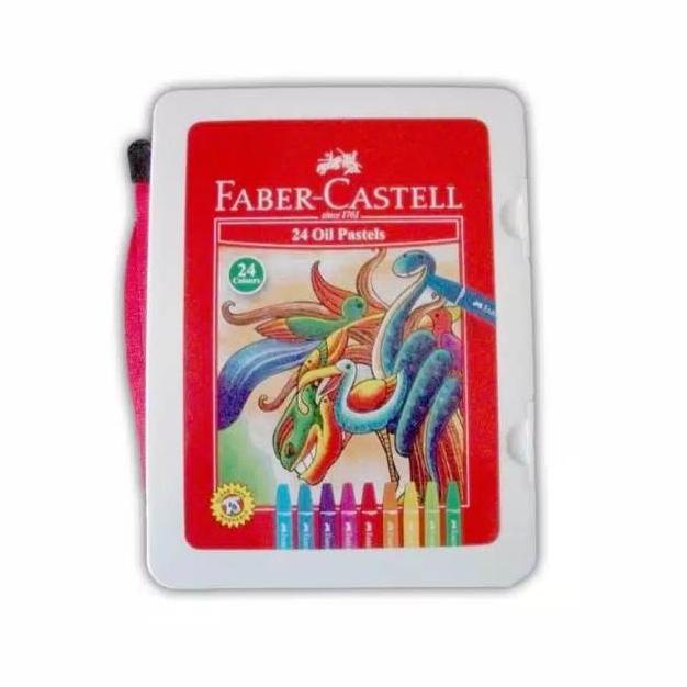

CRAYON 24 WARNA / HEXAGONAL OIL PASTEL 24 FABER CASTELL TERLARISS...,,,,,