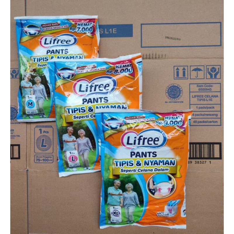 LIFREE PANTS PAMPERS DEWASA M L XL