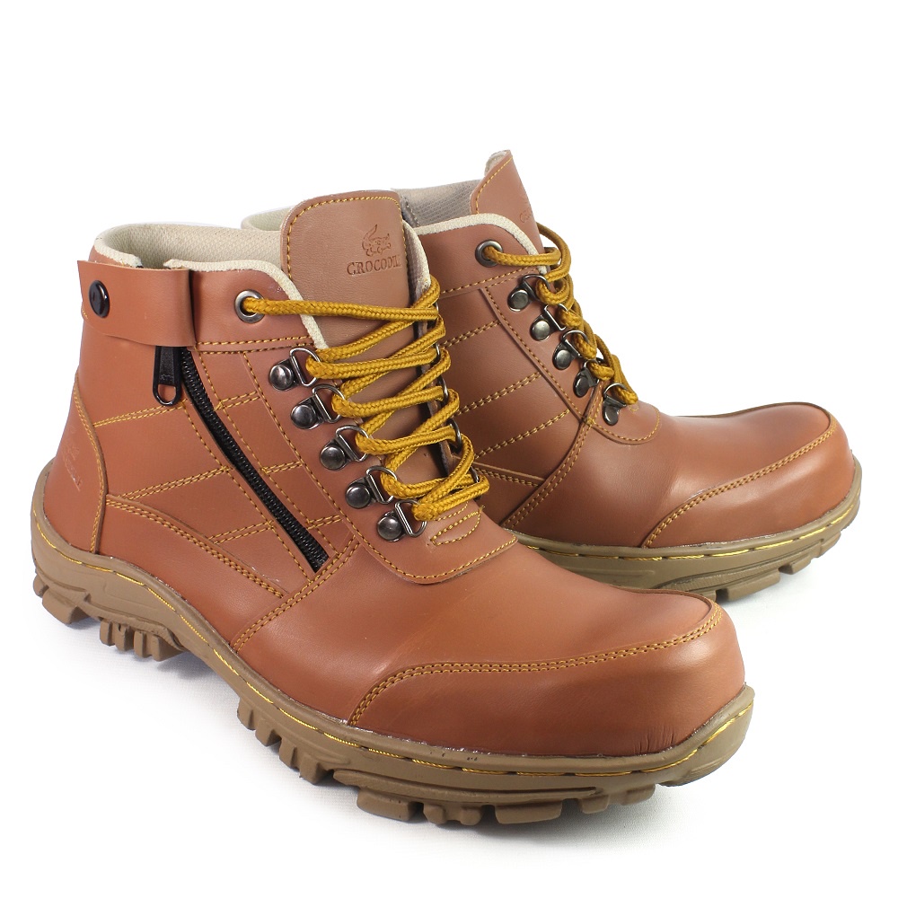 terlaris !! Sepatu Boots Safety Ujung Besi Morisey Pria Terlaris