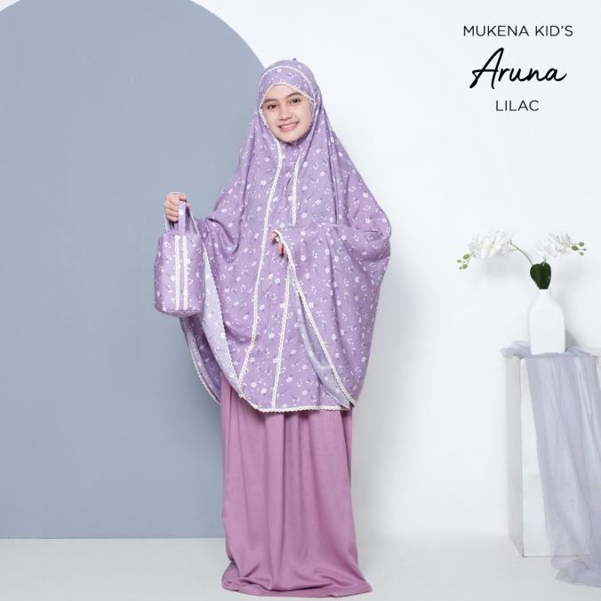 Mukena Rayon Anak Tanggung Aruna Mukena Remaja Tanggung