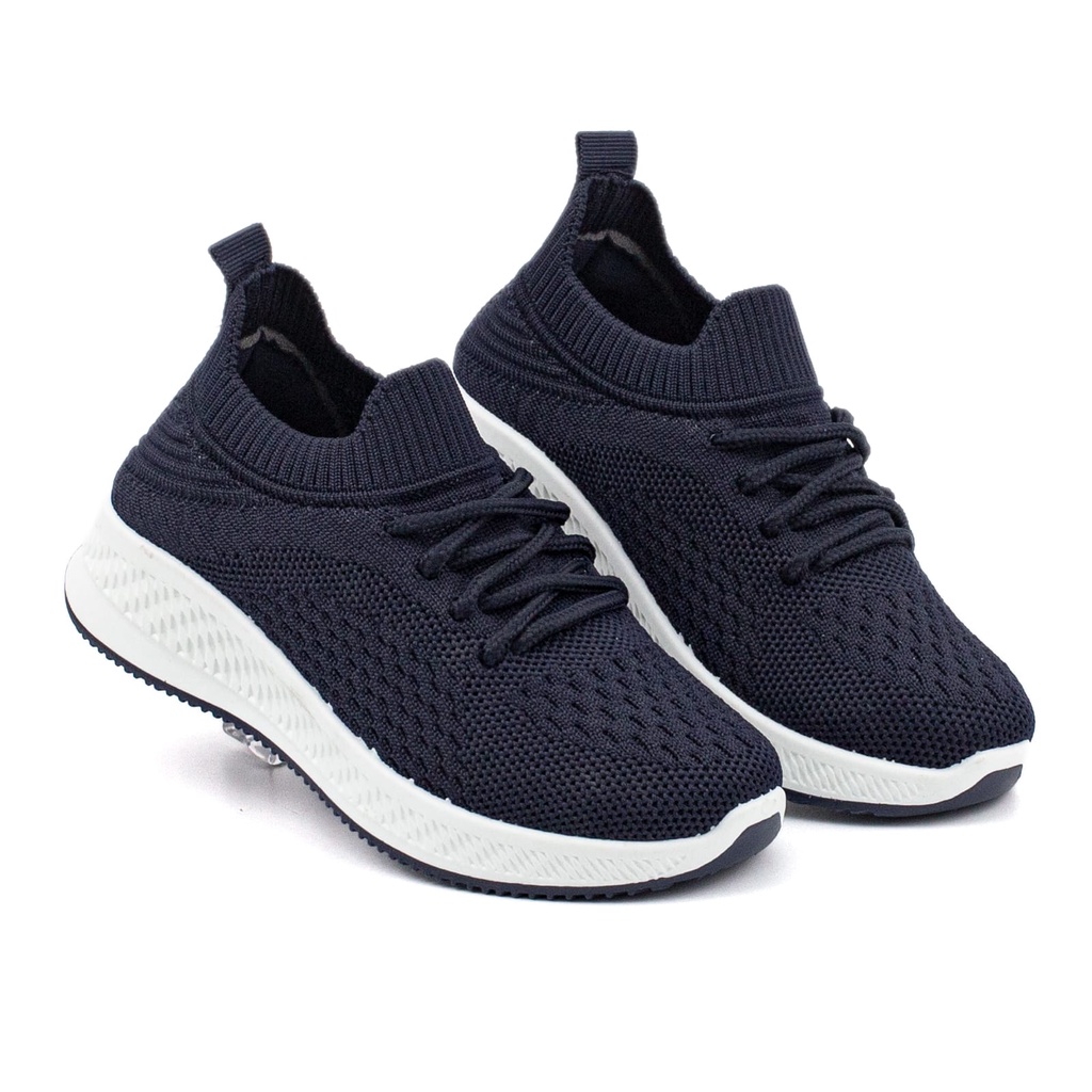 Sepatu Rajut Import /Anak Anak /Sepatu Casual Olahraga Premium Cewek Cowok Tali A1136