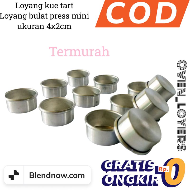 Loyang kue tart / Loyang bulat mini press