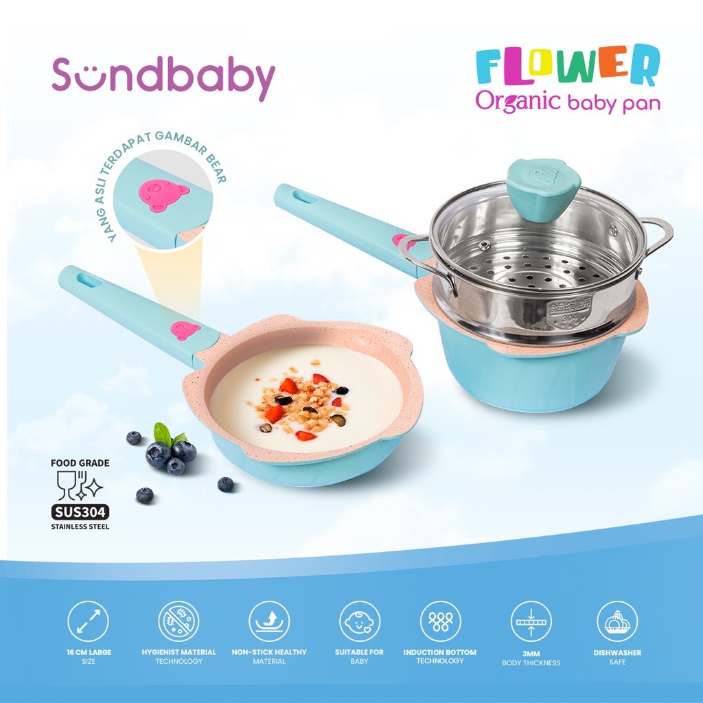 BOLDe Sundbaby Flower Organic Baby Pan