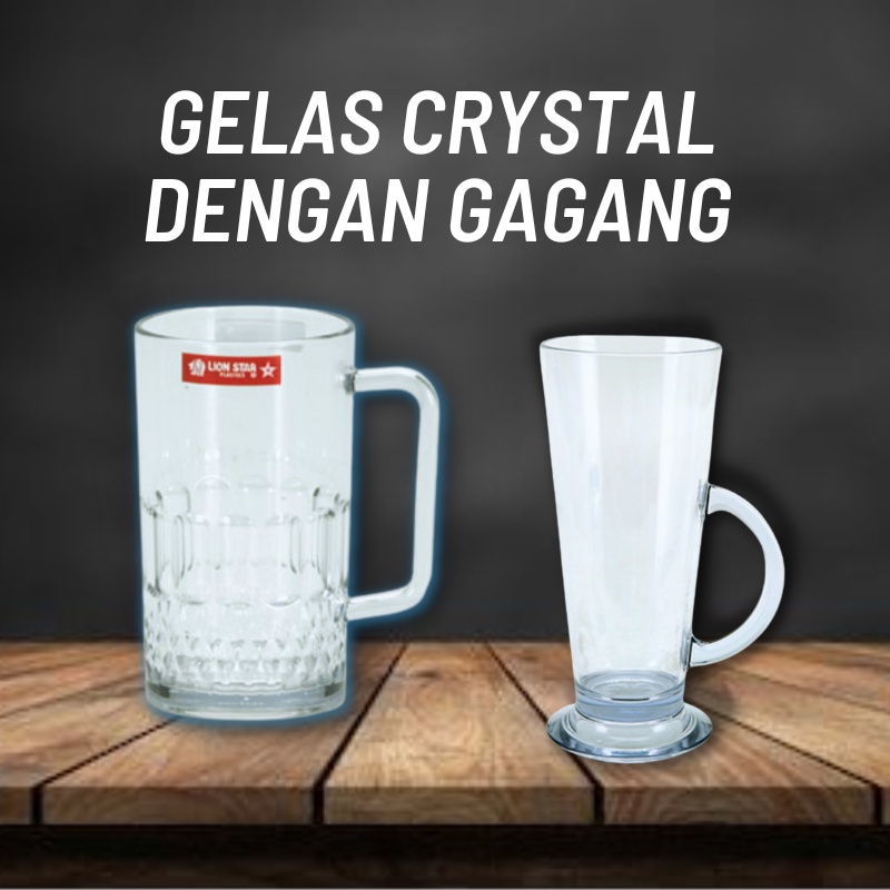 Jual Gelas Plastik Bergagang 500ml Gelas Syrup Sirup Es Teh Kopi Gelas Cafe Kafe 6740