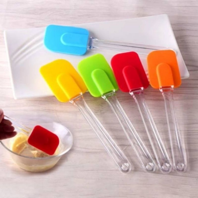 SPATULA SILIKON PENGADUK ADONAN KUE SUTIL SERBAGUNA SOTEL MURAH MULTIFUNGSI