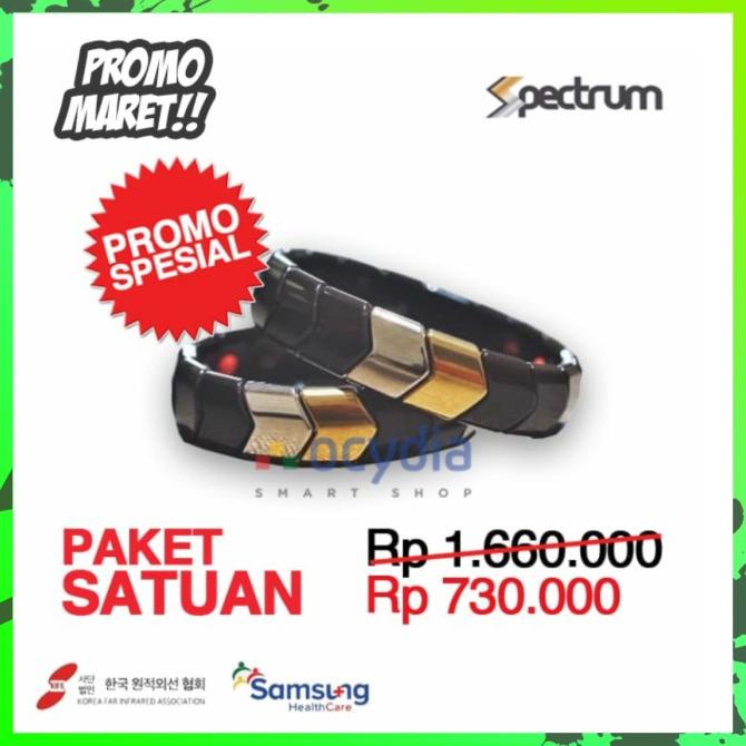 PROMO SATUAN - Gelang Kesehatan Spectrum by Ginsamyong