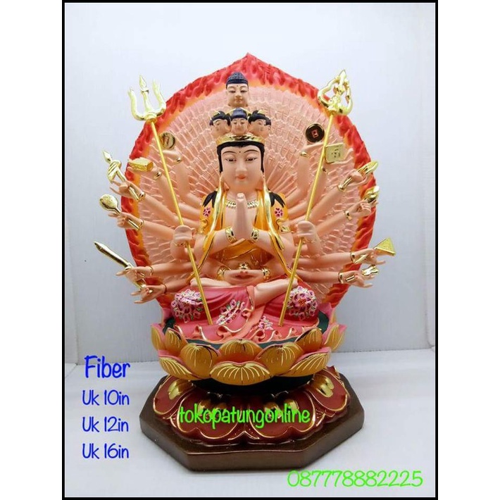 Promo Patung Dewi Kwan Im Seribu Tangan Fiber Uk 10