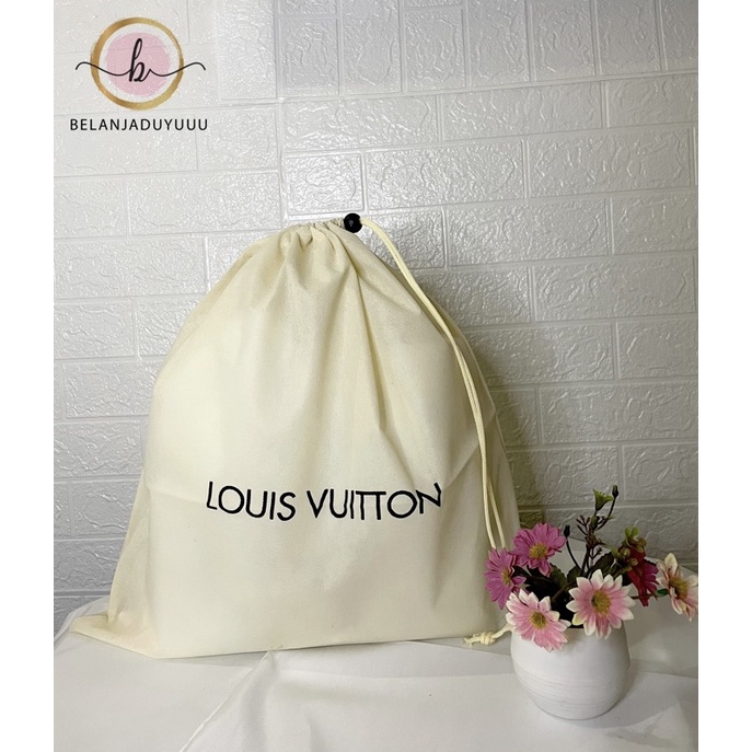 Dustbag LV / LOUIS VUITTON LV DustBag / Pengganti Sarung Tas / Pelindung Debu Serut Dust Bag Branded