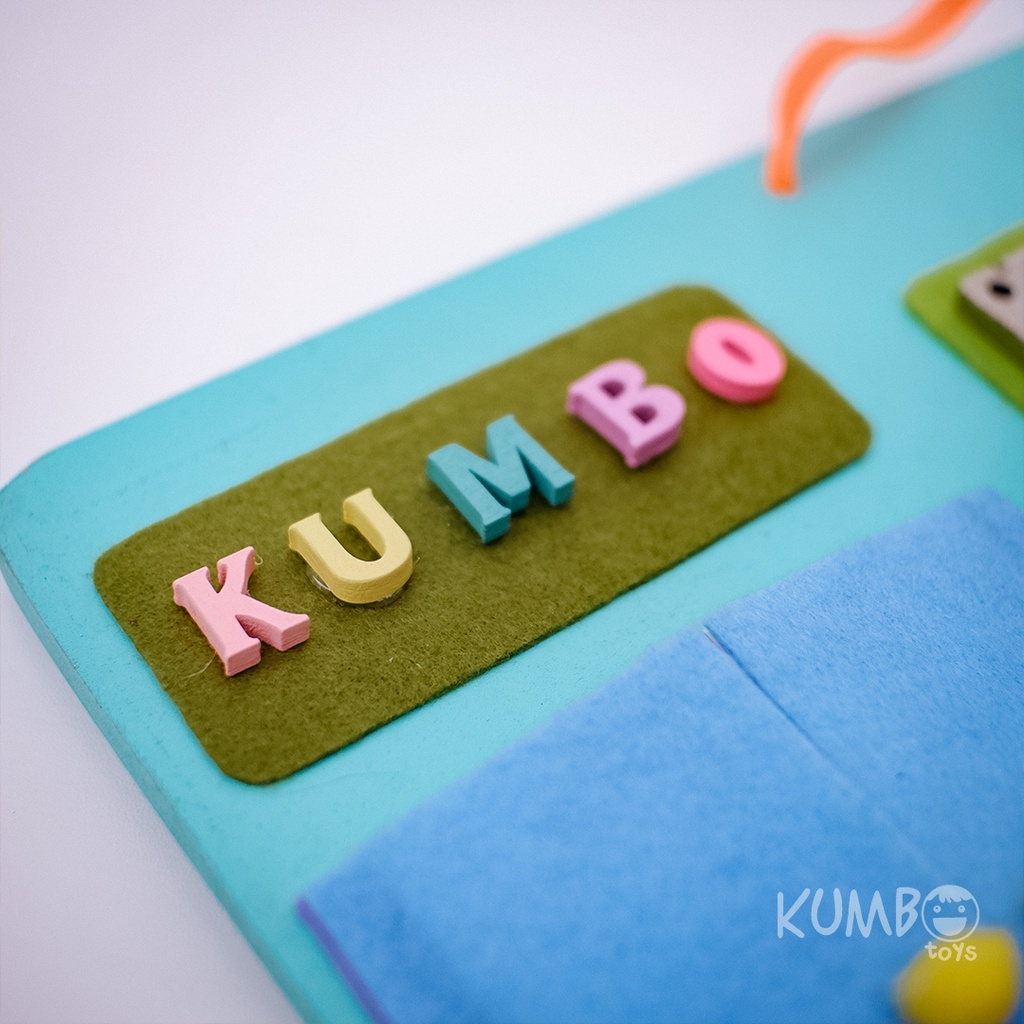 Mainan Edukasi Busy Board Mainan Montessori Papan Main Ukuran Jumbo