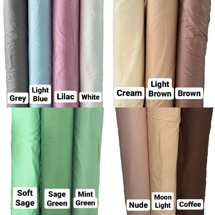 Sprei Katun Jepang Polos Uk.90X200 Sd 120X200