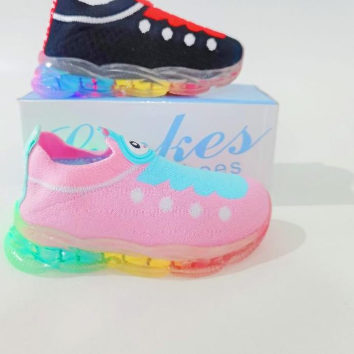 ■»► Svekes Sepatu Anak Cute Kartun Lampu Sepatu Led