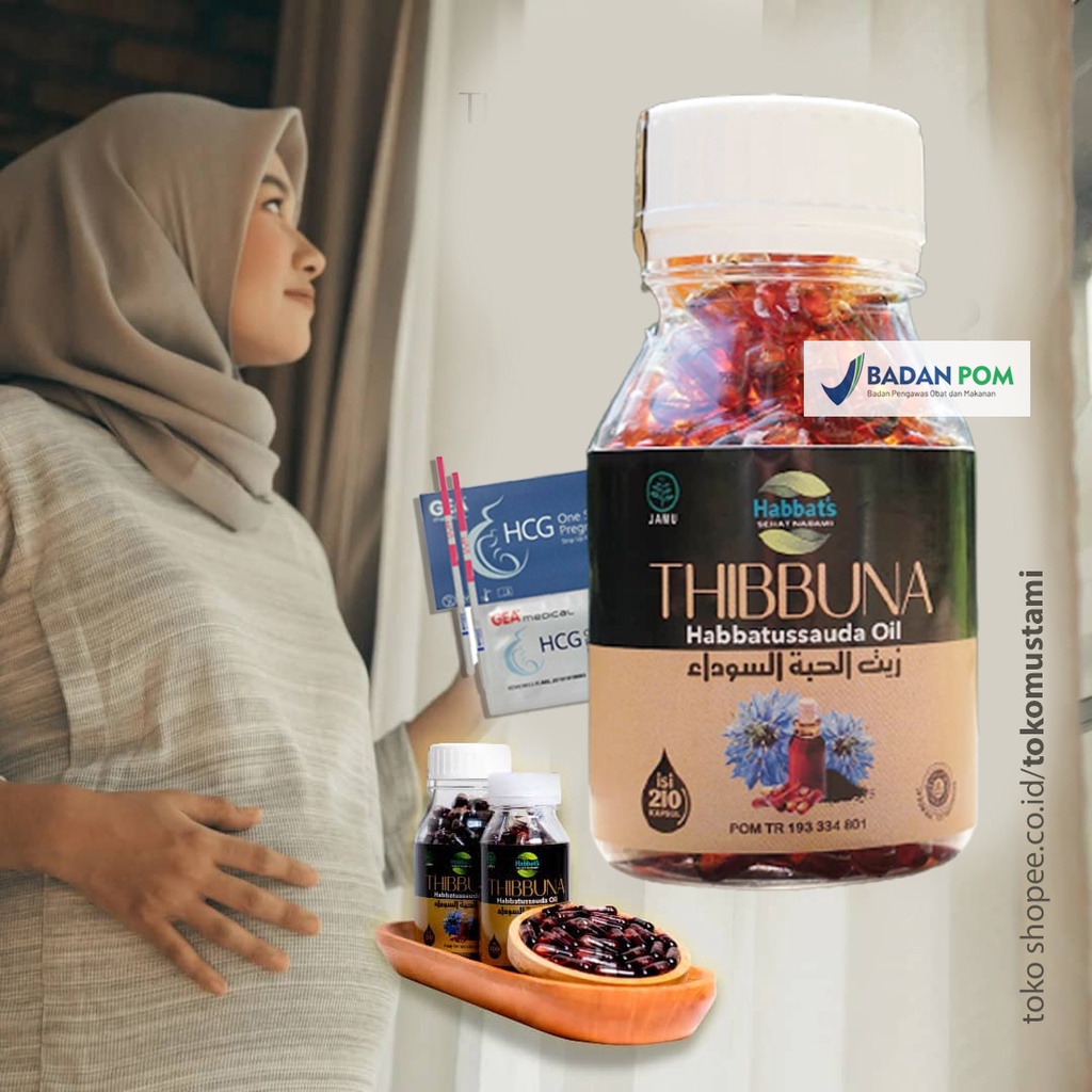 THIBBUNA Habbatussauda Promil  Penyubur Suami Istri Oil Kapsul