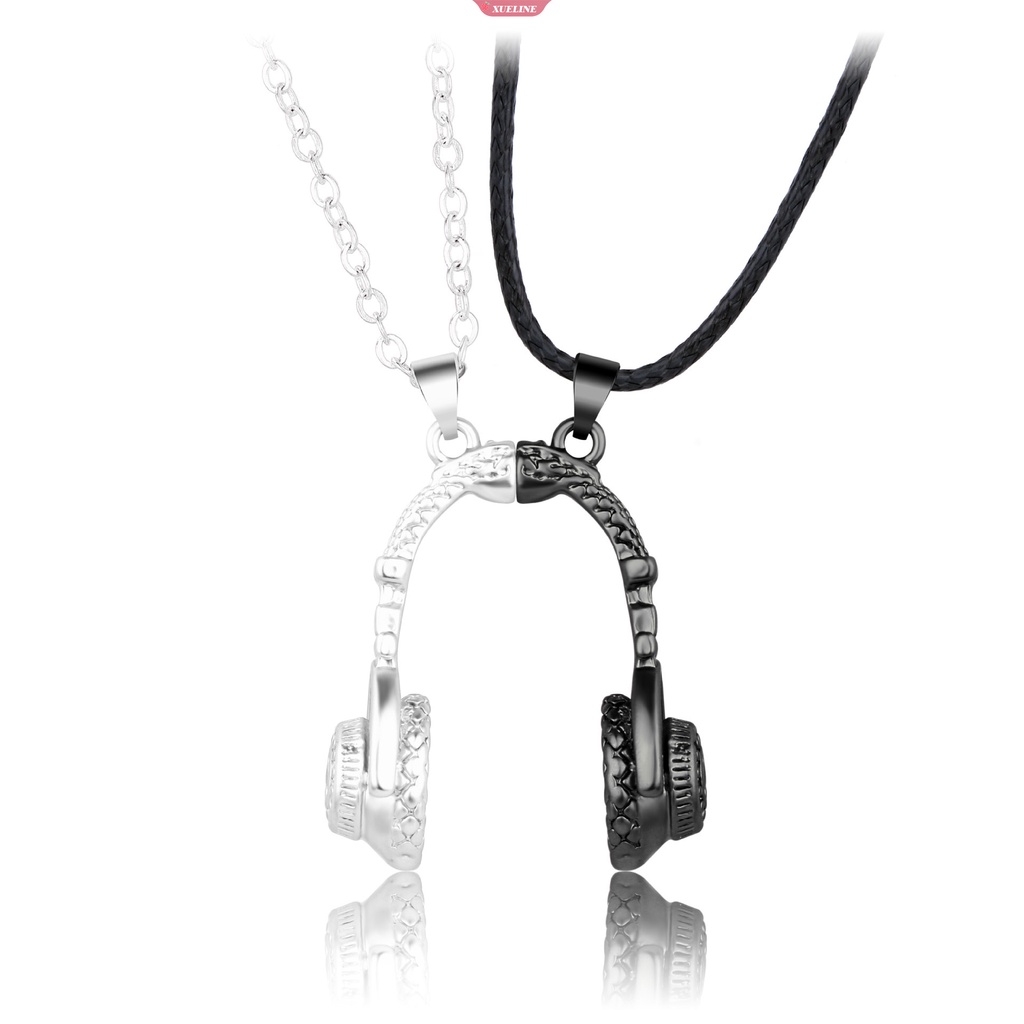 Cross Border New Headset Pasangan Kalung Magnet Kalung Hadiah Perhiasan Hari Valentine Kreatif Yang Dipersonalisasi Untuk Pria Dan Wanita [ZXL]