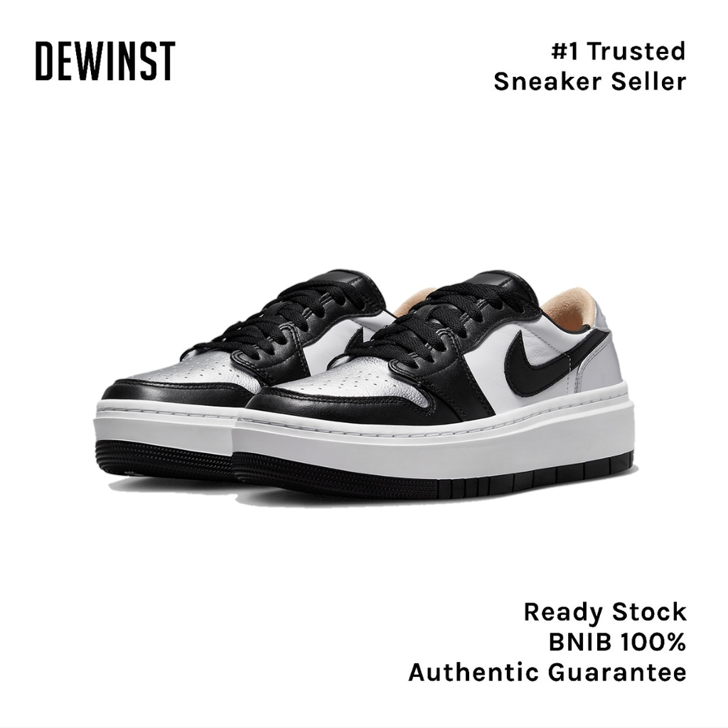 Air Jordan 1 Elevate Low SE Silver Toe Womens BNIB RESMI ORIGINAL