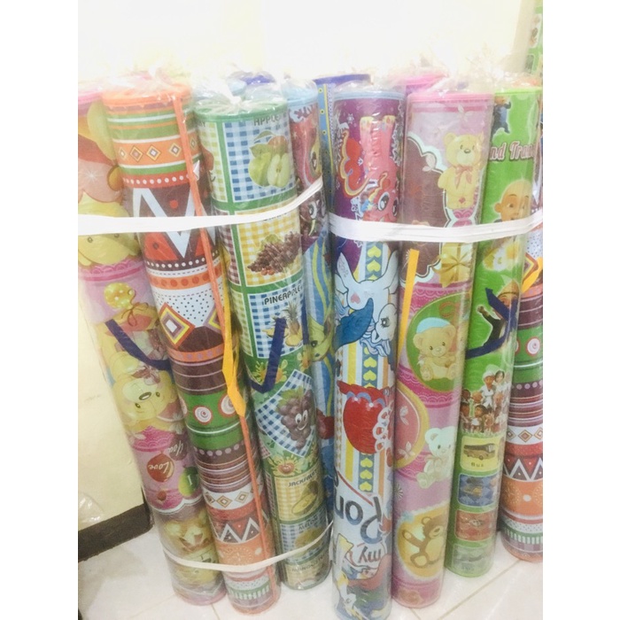 TIKER PLASTIK KARAKTER / KARPET PLASTIK TEBAL KODE SMF