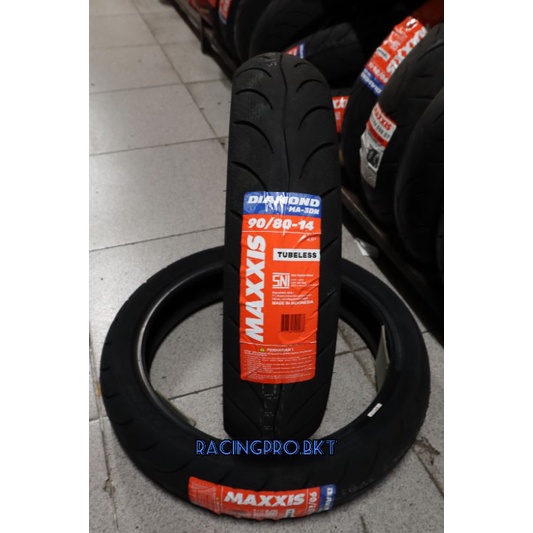 BAN LUAR MOTOR  MAXXIS DIAMOND 90/80/14 &17 TL TUBLES MAXIS RACINGPRO.BKT