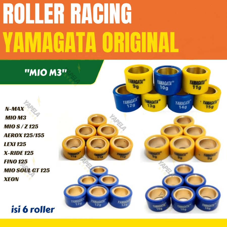 Roller Nmax Mio M3 Xeon Aerox Lexi Xride Fino Soul Gt 125 Roler Yamagata Original
