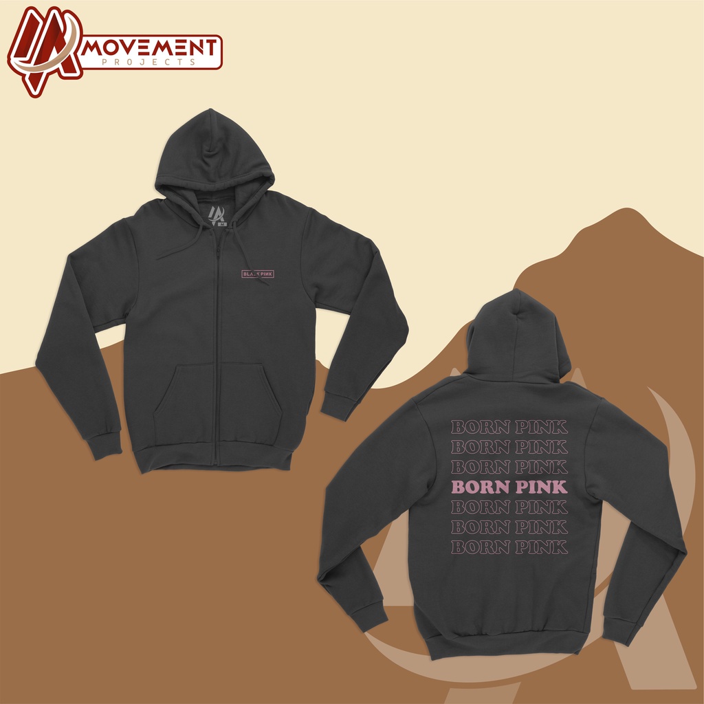HOODIE ZIPPER &quot;BORN PINK&quot; VER. 1 BLACKPINK WORLD TOUR