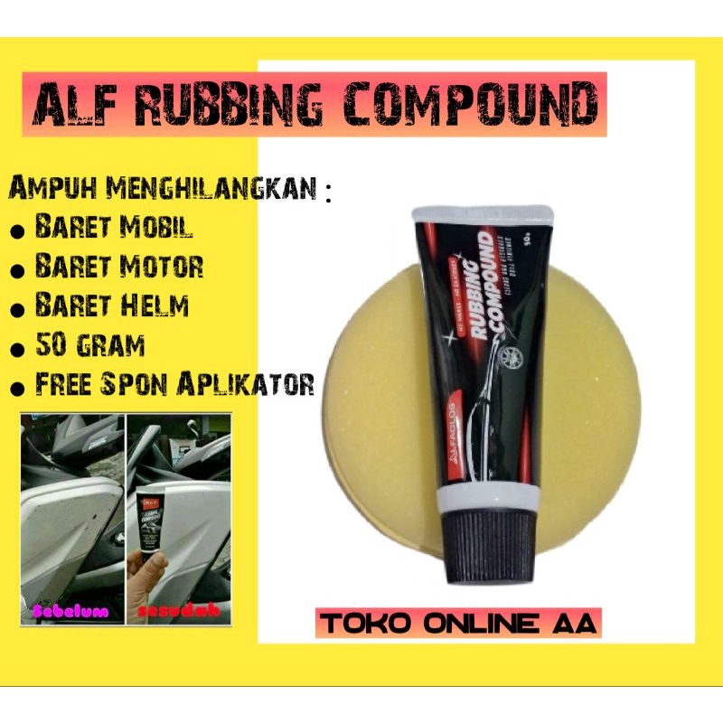 COMPON AJAIB | ALF RUBBING COMPOUND | PENGHILANG BARET | MOBIL & MOTOR
