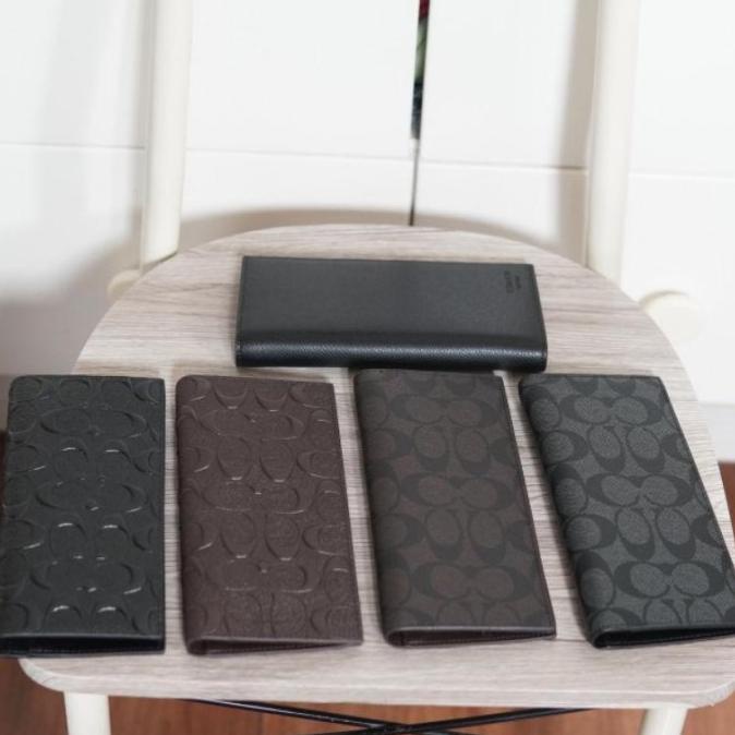 COACH SIGNATURE LONG WALLET MEN - 100% ORIGINAL WF4645ER