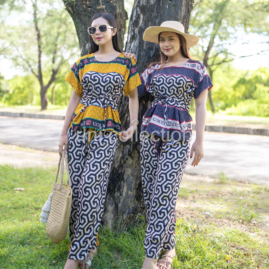 Setelan Bali Panjang Jumbo