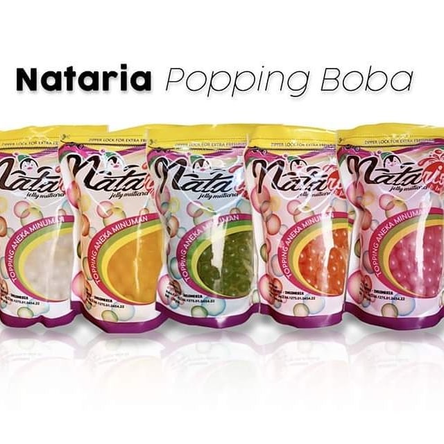 Nataria Popping Boba minuman 500G