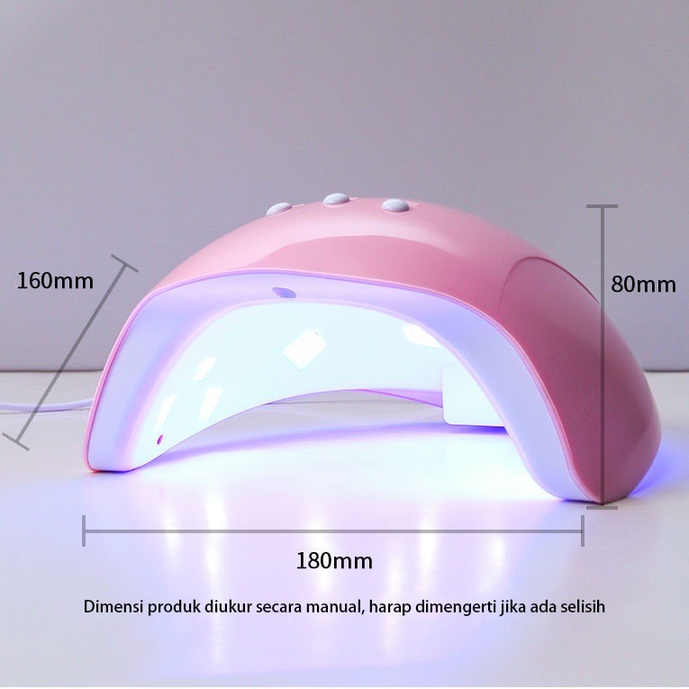 UV LED Nail Dryer Pengering Kutek LED Mesin Fototerapi Lampu Pengeringan Lamp Kutek Mini Gel Profesional SUN Mini Cat Kuku