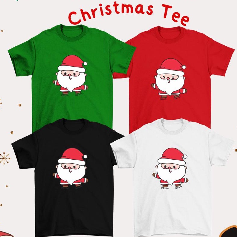 BAJU KAOS NATAL COUPLE KELUARGA ACARA CHRISTMAS HADIAH