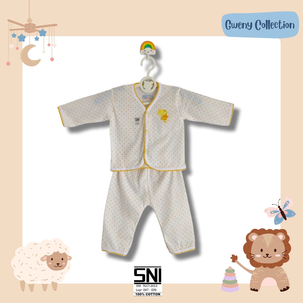 SETELAN BAJU BAYI TANPA LENGAN, LENGAN PENDEK, LENGAN PANJANG UNISEX COTTON MURAH SET (ADNWP)