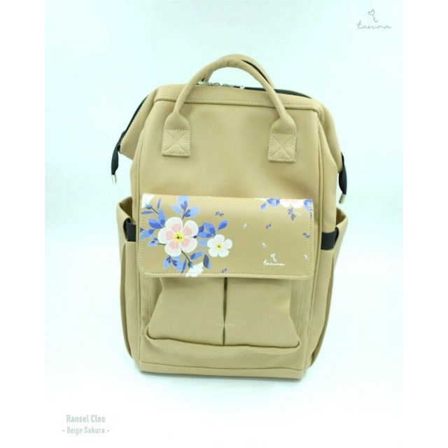 RANSEL CLEO BY TAS UNA BAHAN KULIT SINTETIS PREMIUM NEW DESAIN TAS PUNGGUNG