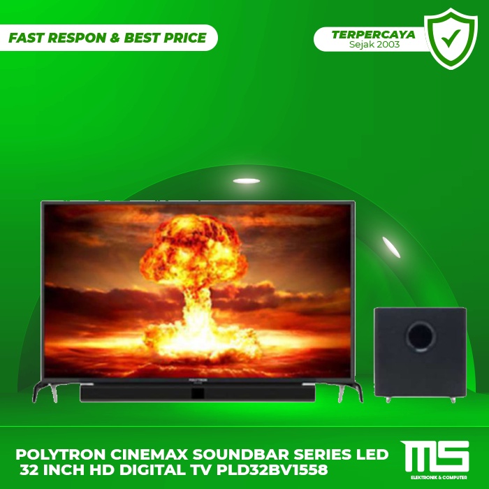 Jual Polytron Cinemax Soundbar Series Led Inch Hd Digital Tv