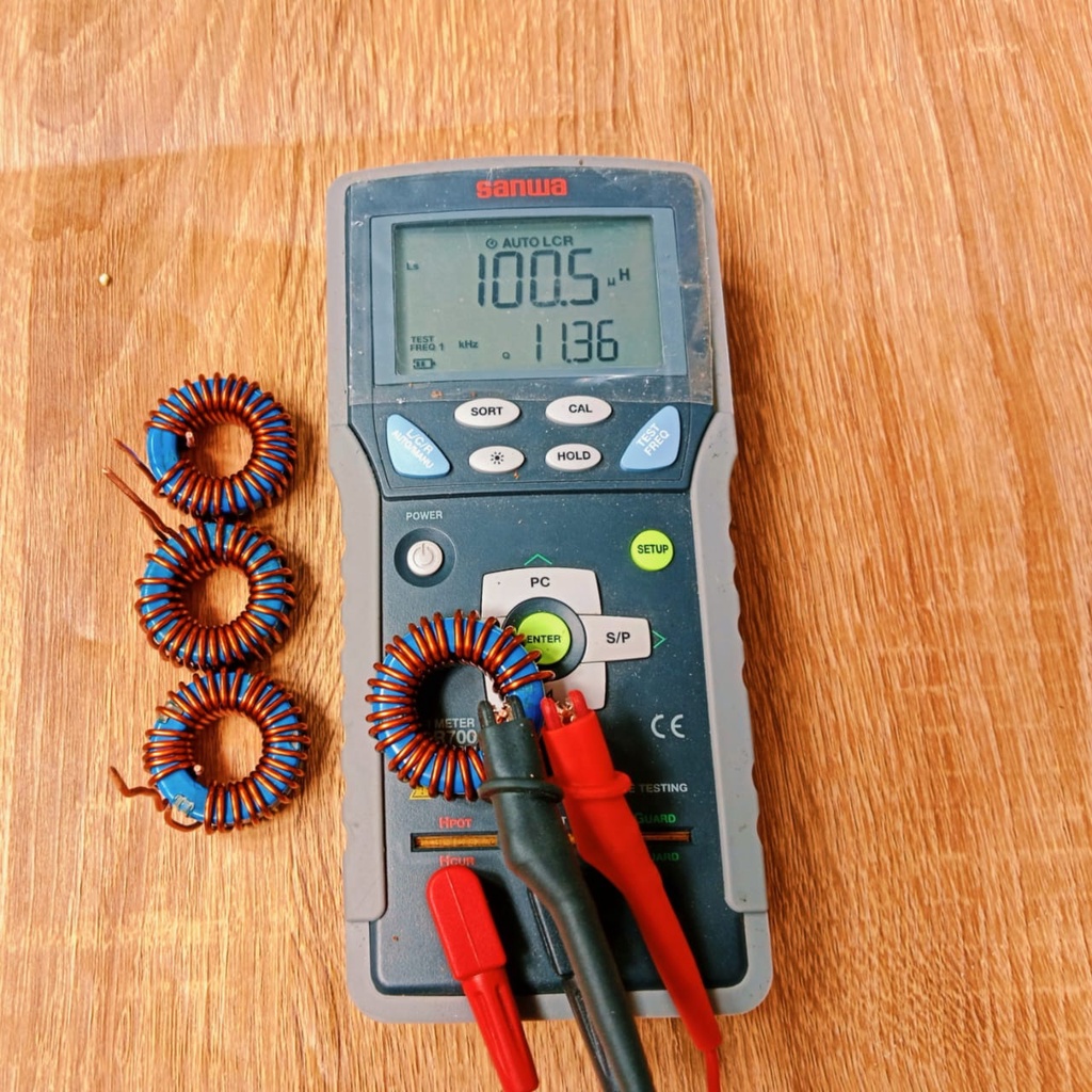 INDUCTOR CORE 100uh untuk HD dan TD 3.3cm