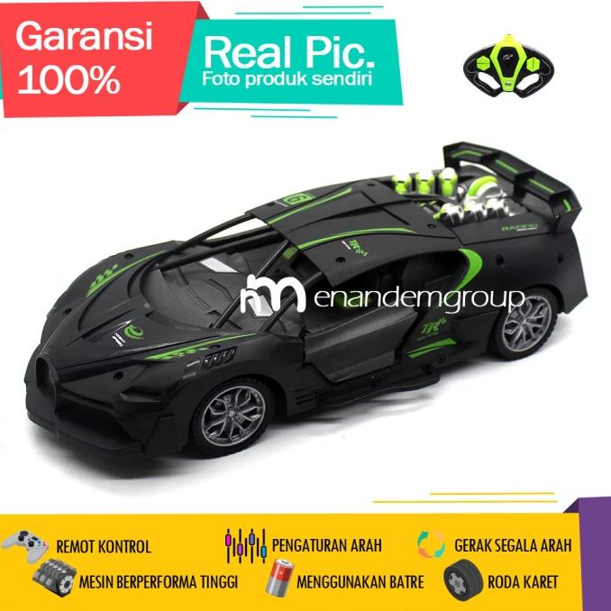 MAINAN MOBIL REMOTE KONTROL SPEED BLACK RIDER FF BUKA PINTU