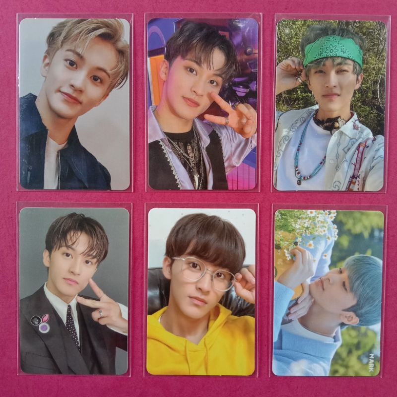 Photocard PC mark nct resonance future favorite classic ver sticker ver hello future future ver ncit