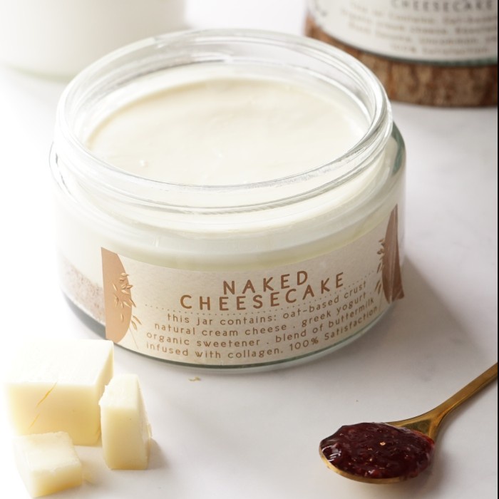 

Chick&Goat Bebe Dessert Jars - Naked Yogurt Cheesecake Tx0365