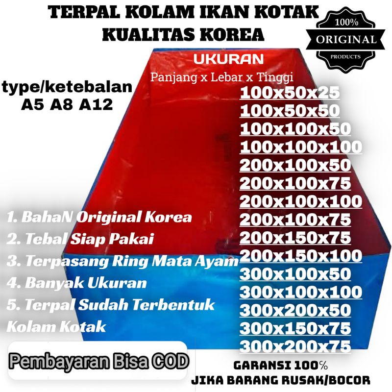 Terpal Kolam Ikan Kolam Terpal ikan kolam ikan