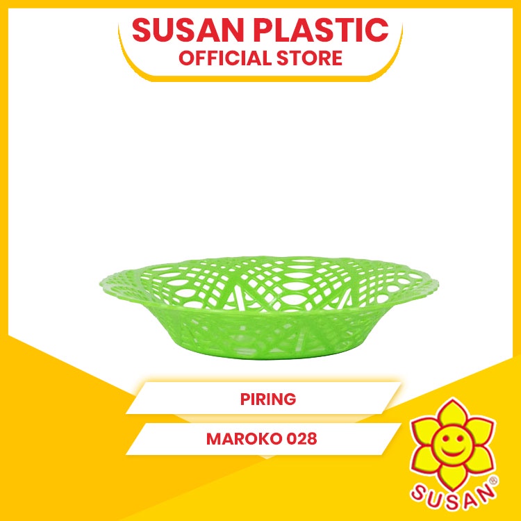 SUSAN - Piring Maroko 028 - Piring Plastik - Piring Saji - Piring Souvenir - Piring Buah
