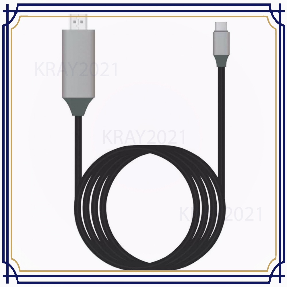 Kabel Video Konverter USB Type C to HDMI 4K 2 Meter -CV471