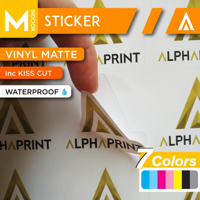 

Sticker Custom Vinyl Matte (Print & Cut)