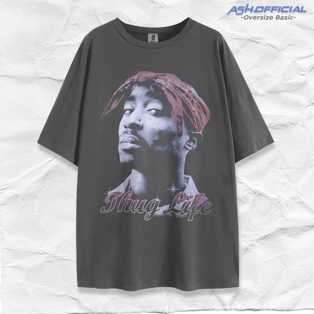 TUPAC SHAKUR 2PAC OVERSIZE VINTAGE RAP TEE