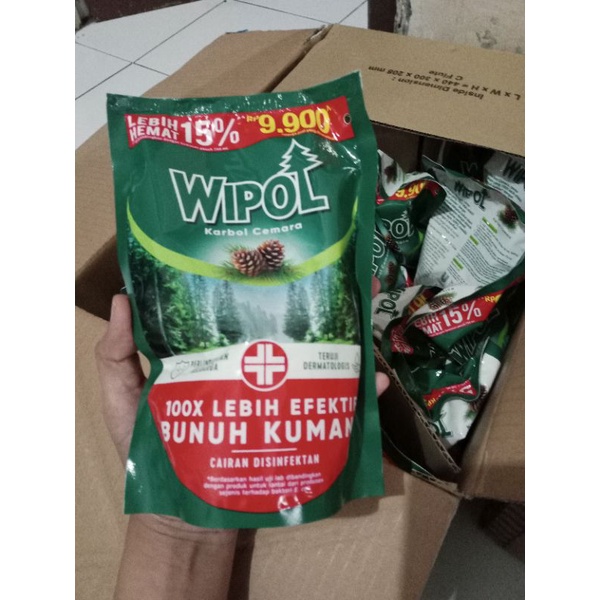 WIPOL REFILL KARBOL CEMARA 9.900 / 410ml