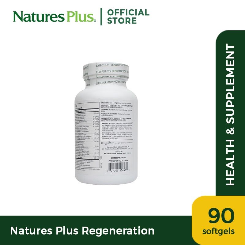 NATURE'S PLUS REGENERATION 90 Softgel