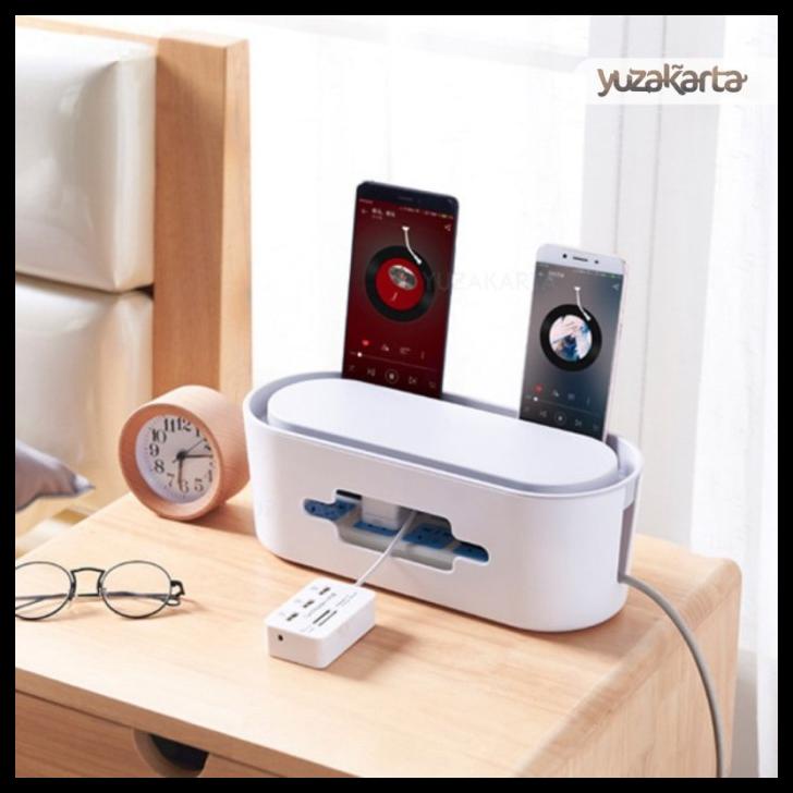 

Kotak Box Tempat Organizer Perapih Pengatur Kabel Charger Cable