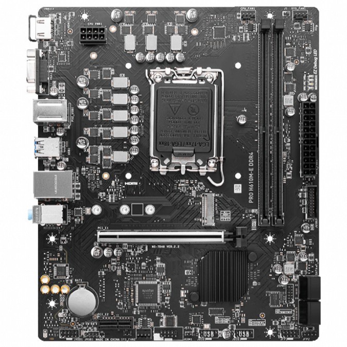 Motherboard Intel MSI Pro H610M-E DDR4 LGA 1700