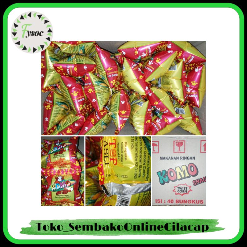 

SNACK CIKI KOMO RP 500 RENCENG ISI 10 PCS