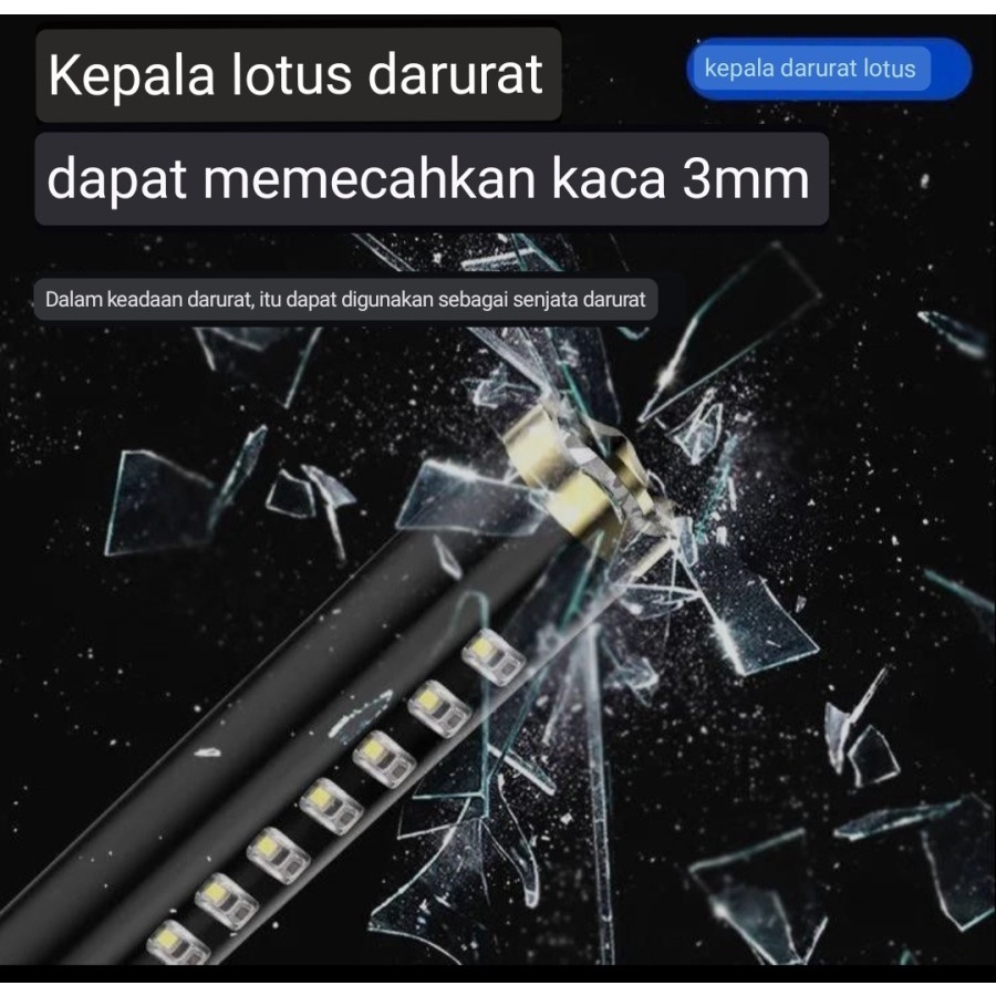 tongkat flashlight senter tongkat baseball multifungsi ORIGINAL