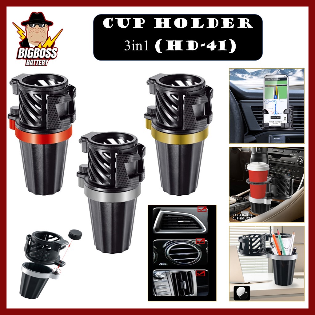 Holder Cup Mobil 3in1 Phone Holder Air Conditioner Portable Holder Car