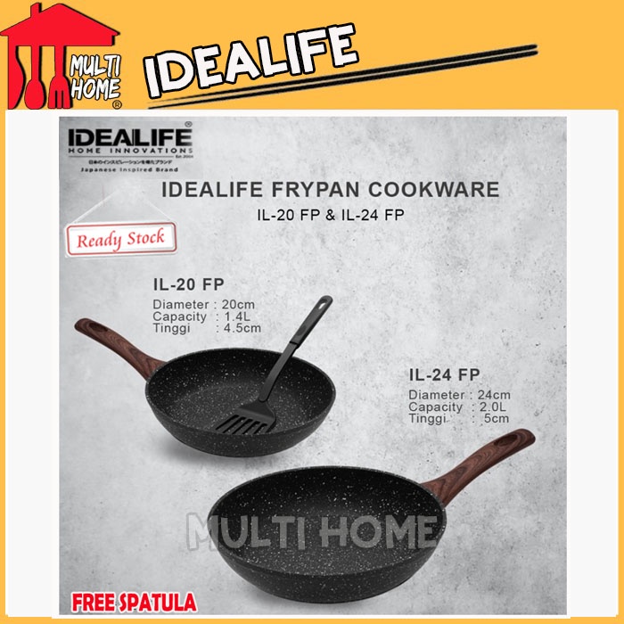 Idealife Frypan - Wajan Penggorengan Anti Lengket